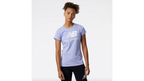 NB Essentials Stacked Logo Tee 