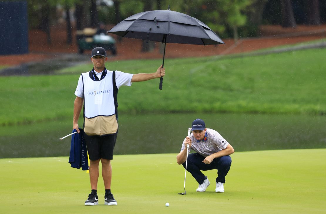 Players Championship: Powerful storm wreaks havoc as golf tournament ...