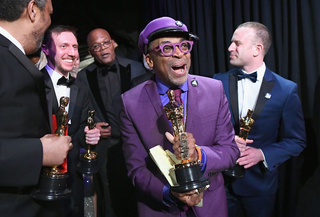 Lee holds the Academy Award for best adapted screenplay, which he won in 2019 for "BlacKkKlansman." It was Lee's first Oscar.