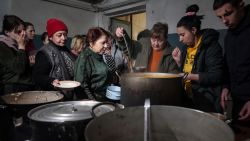 Ukrainians soup kitchen