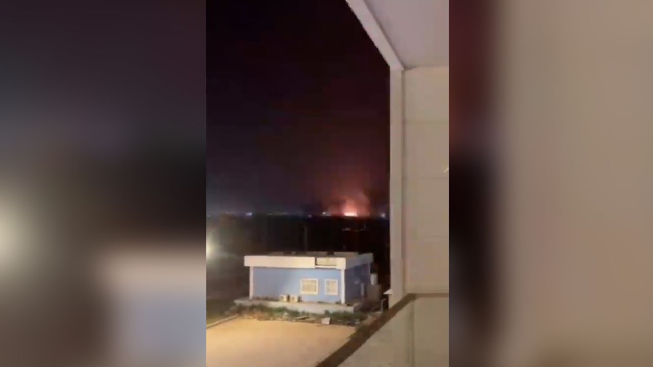 A video circulated on social media appears to show rockets hitting Erbil, which was also tweeted by Kurdistan 24 television station.