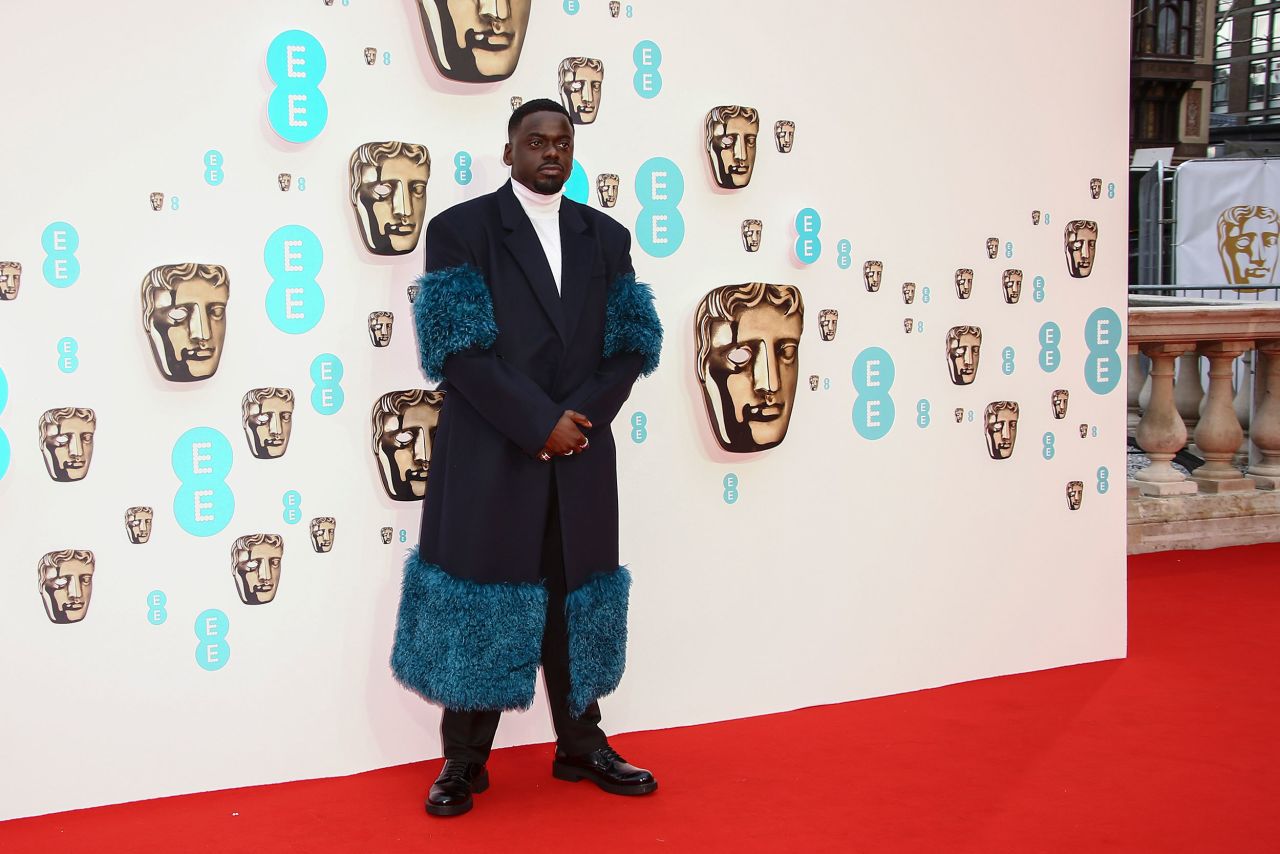 Actor Daniel Kaluuya poses for photos.