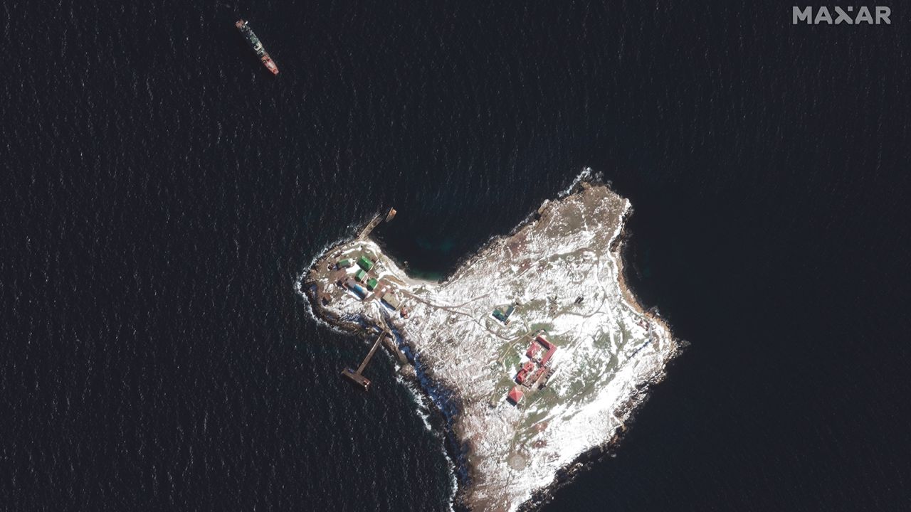 Snake island satellite