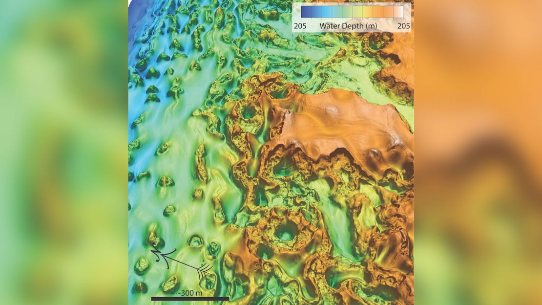 Repeated mapping surveys with autonomous underwater vehicles revealed a massive sinkhole developed over just nine years.