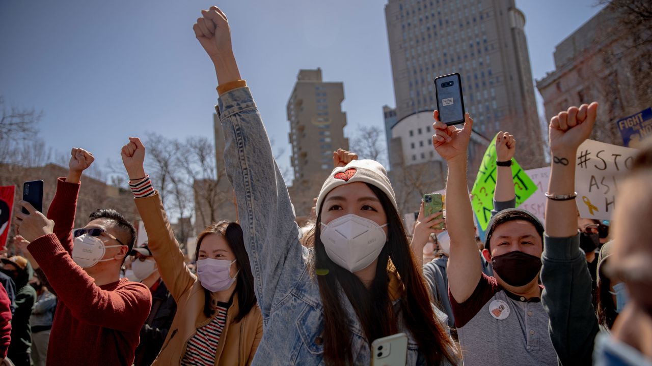 Demonstrators attend the 2021 AAPI Rally Against Hate in New York. The Asian American-Pacific Islander community is  comprised of more than 50 ethnicities.