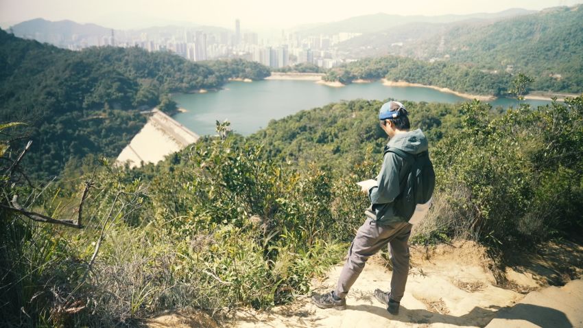 Stephen Wong on the MacLehose Trail.