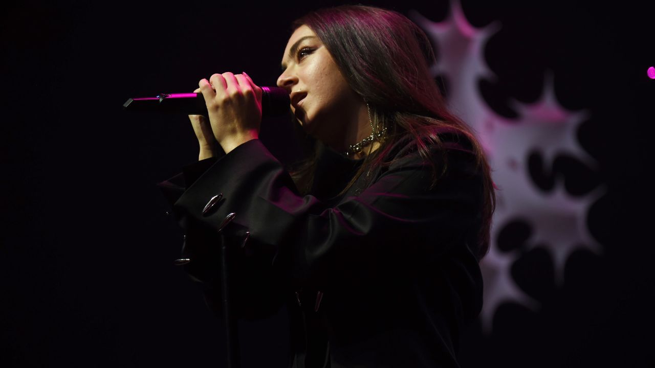 Charli XCX performs during the iHeartRadio Z100 Jingle Ball 2021 Pre-Show in New York City on December 10, 2021.
