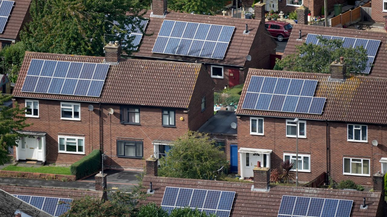 Solar panels can provide power for all household appliances and heating.