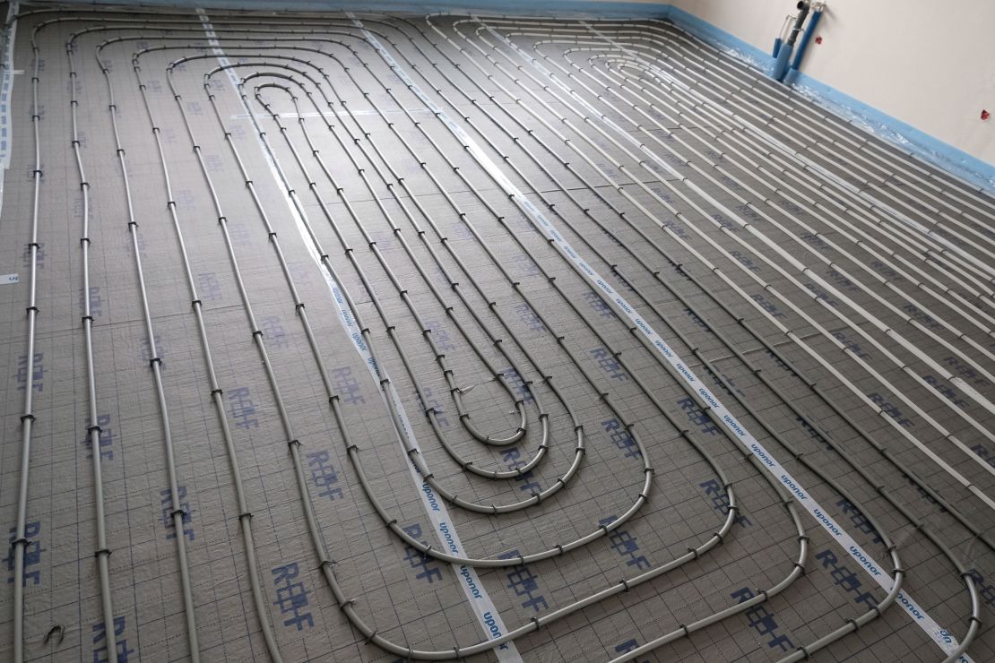 Underfloor heating is a cost-effective way to warm your home.