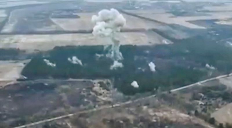 Drone Attack Explosion