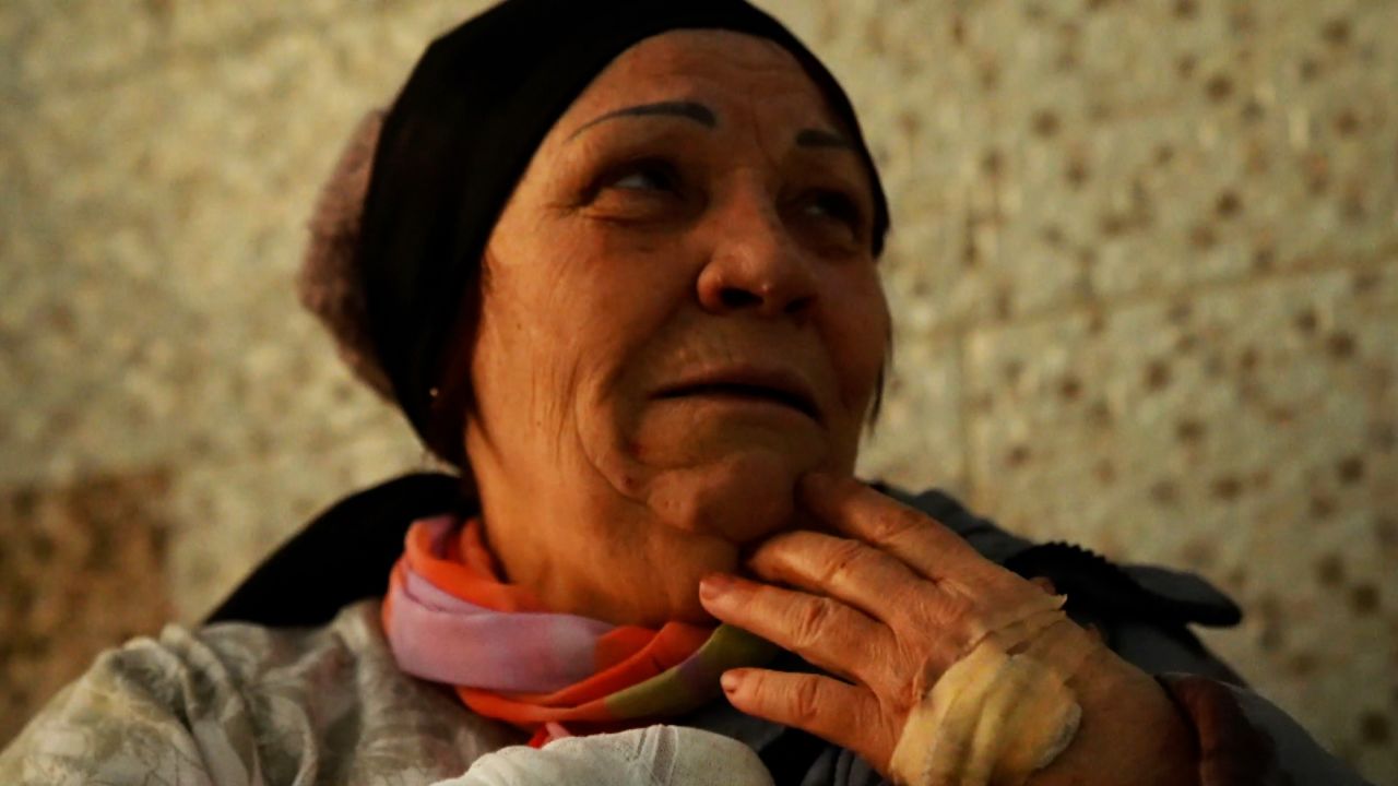 Svetlana and her husband were buying candies for the funeral wake when a bomb hit.