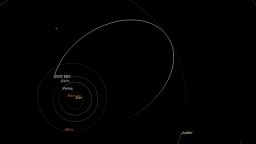 This animation shows asteroid 2022 EB5's predicted orbit around the sun before impacting into the Earth's atmosphere on March 11, 2022. The asteroid -- estimated to be about 6 ½ feet (2 meters) wide -- was discovered only two hours before impact.