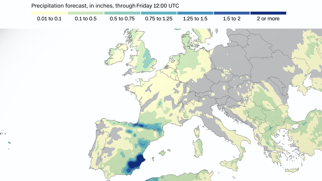 weather europe forecast rain