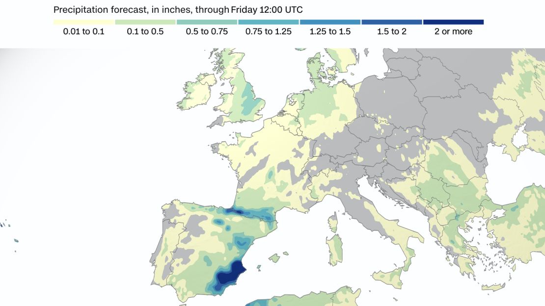 weather europe forecast rain