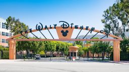 General view of The Walt Disney Company film studio lot in Burbank, Los Angeles, California, in August 2020.