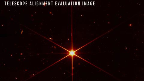 This image, taken in March by the James Web Space Telescope, shows stars and stars behind the star 2MASS J17554042 + 6551277.
