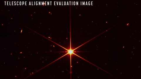 This image, taken in March by the James Web Space Telescope, shows stars and stars behind the star 2MASS J17554042 + 6551277. 