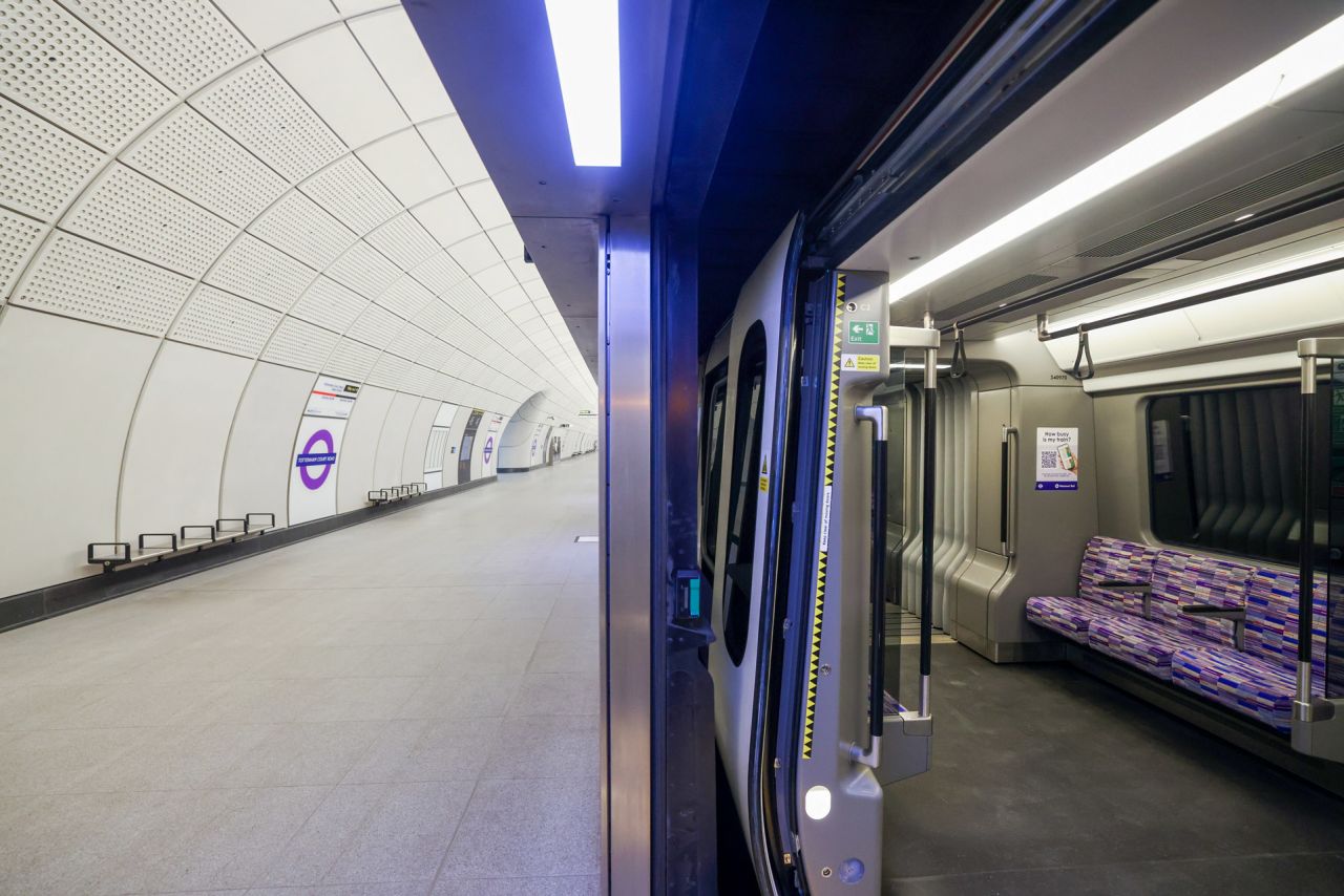Tottenham Court Road station has been burrowed below the capital.