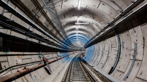 Take a ride on London's new $25bn tube line