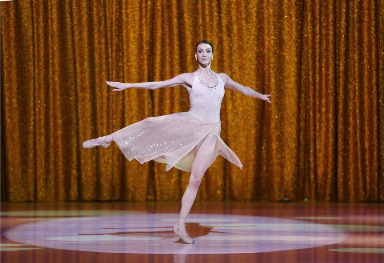 Olga Smirnova performing in the  "Casse-Noisette et Compagnie" (Nutcracker and Company), a creation by French dancer and choreographer, Jean-Christophe Maillot, in Monaco in 2015.