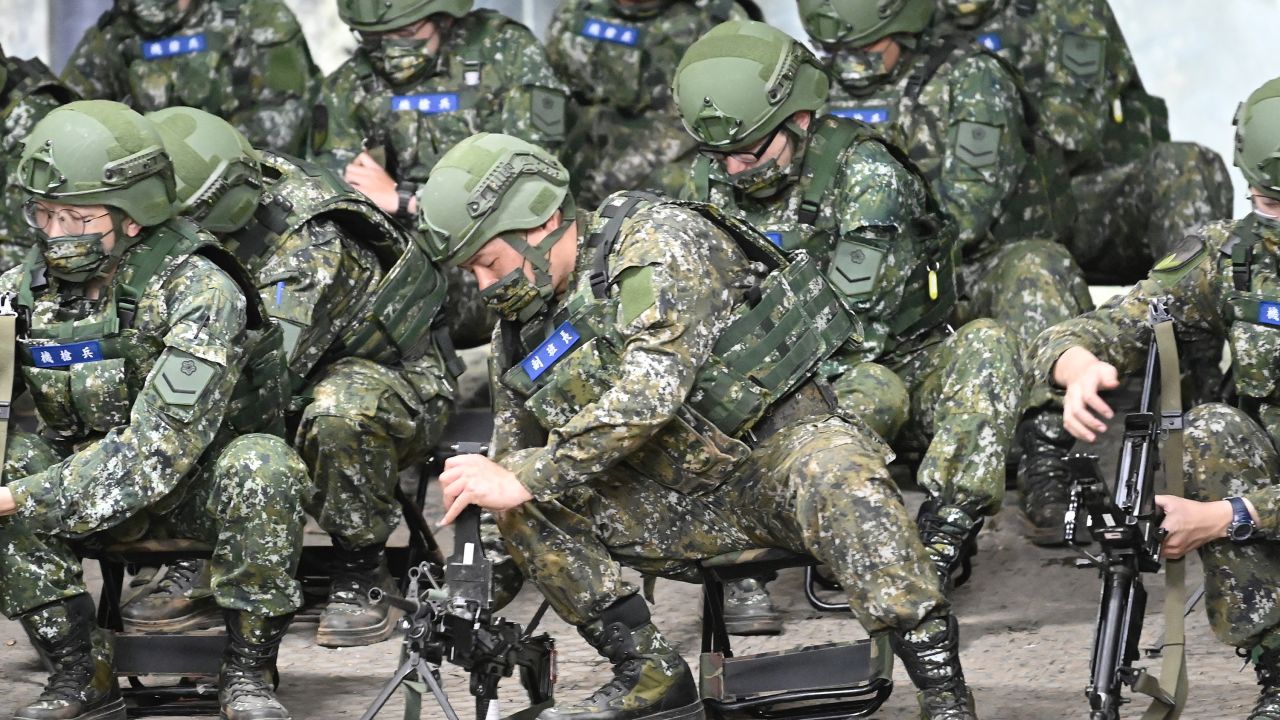 All eligible men between 19 and 36 must complete four months' mandatory Taiwan military training.