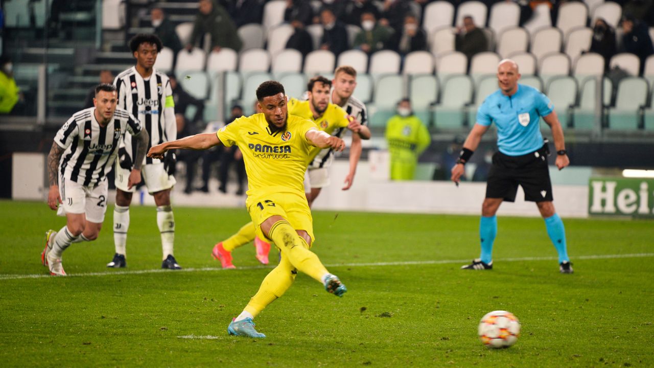 Villarreal's Arnaut Danjuma scores a goal against Juventus to complete a surprising 3-0 victory for the Spanish side.