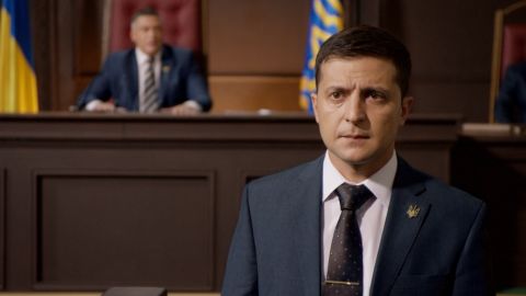 Volodymyr Zelensky stars in "Servant of the People," a 2015 series now streaming on Netflix.