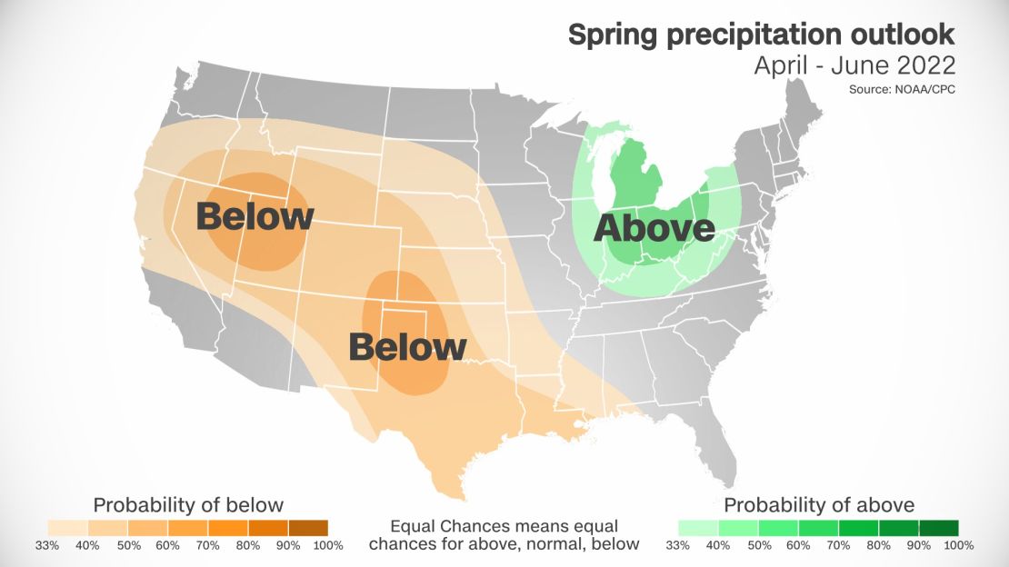 spring 2022 precipitation outlook