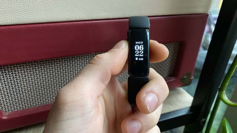 Offtrot Smart Bracelet Fitness Tracker Color Screen Smartwatch Heart Rate  Blood Pressure Pedometer Sleep MonitorBlack