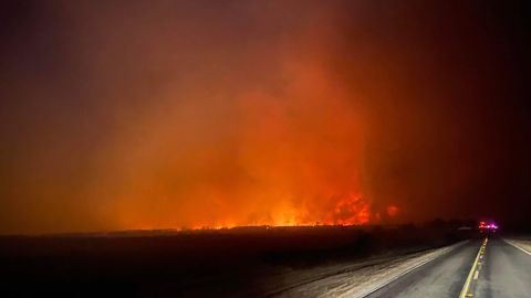 The Eastland Complex blaze in Texas had charred more than 45,300 acres by Friday.
