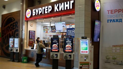 A Burger King restaurant at a St. Petersburg shopping center.