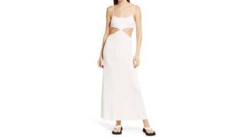 Free People Piper Sleeveless Cutout Midi Dress