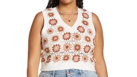 BP.  Crochet Sweater Tank