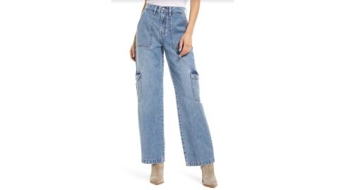 Jeans concealed goods pocket jeans