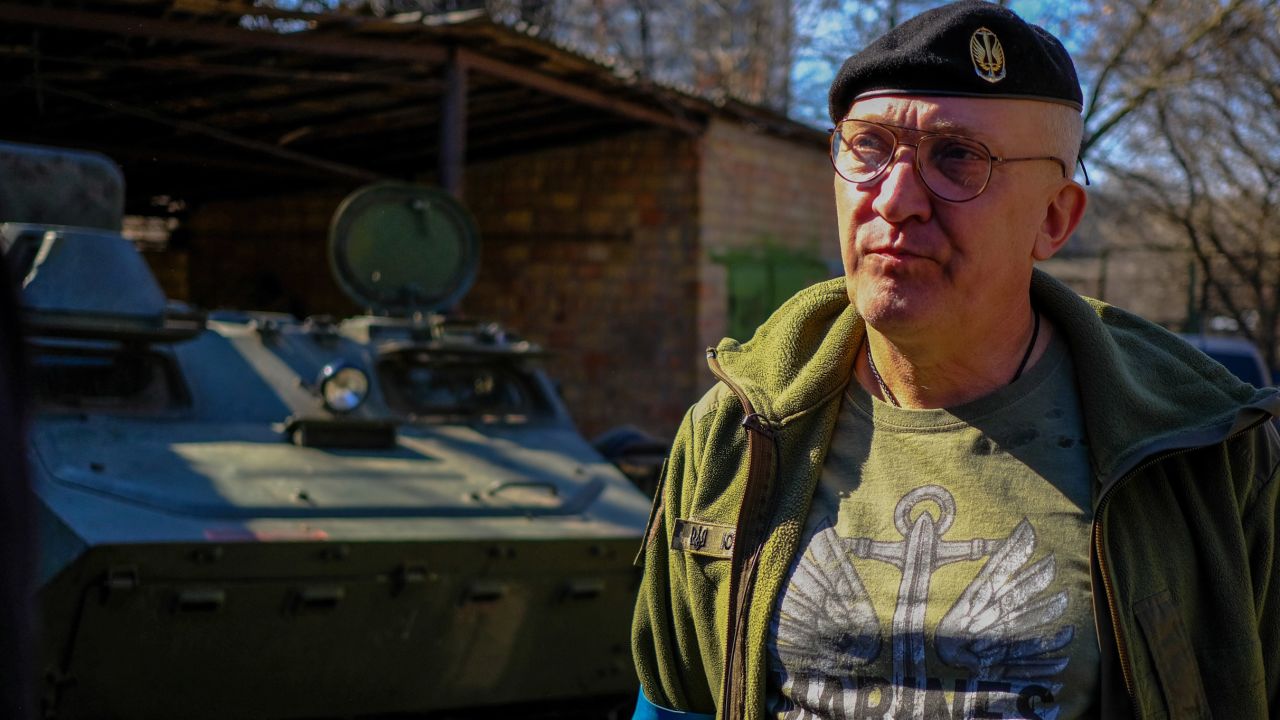 Retired Ukrainian seaman Yuri Golodov, 59, is the deputy commander of a Ukrainian Defense Forces unit specializing in capturing and repurposing Russian military equipment.