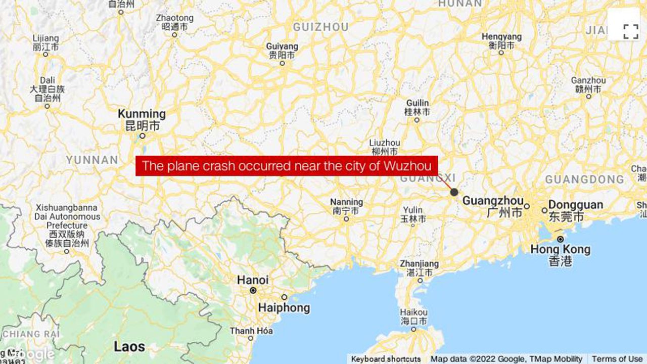 guangxi crash MAP 03212022