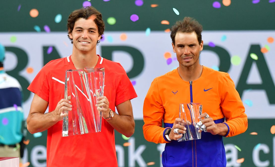 Both Fritz and Nadal said they were struggling with injuries coming into the match.