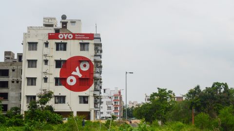 An OYO hotel is seen in Kolkata, India on June 8, 2021.