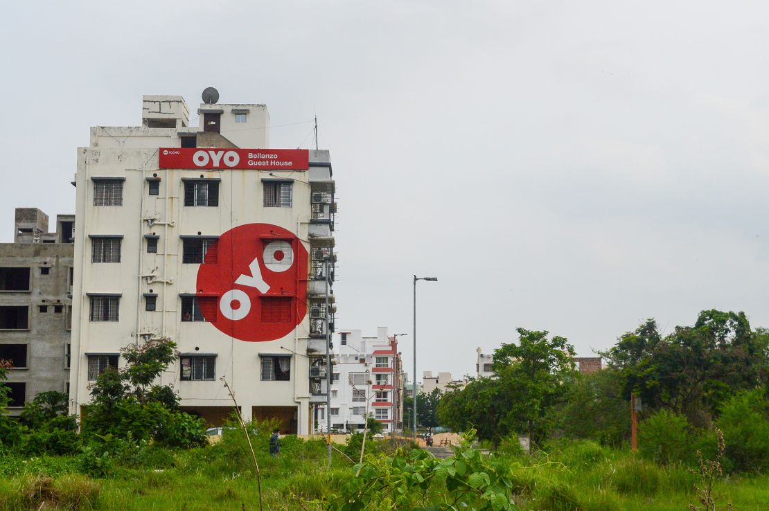 An OYO hotel is seen in Kolkata, India on June 8, 2021. 