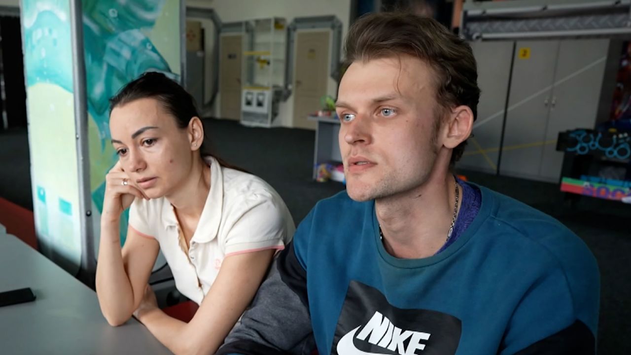 Tania and Dmytro Shvets escaped from Mariupol on March 18.