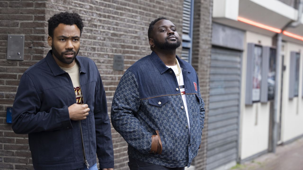 (From left) Donald Glover as Earnest "Earn" Marks and Brian Tyree Henry as Alfred "Paper Boi" Miles star in "Atlanta."  