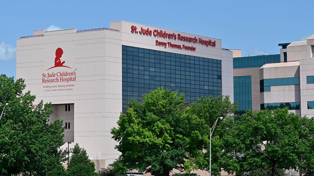 St. Jude Children's Research Hospital in Memphis, Tennessee, in July 2021.