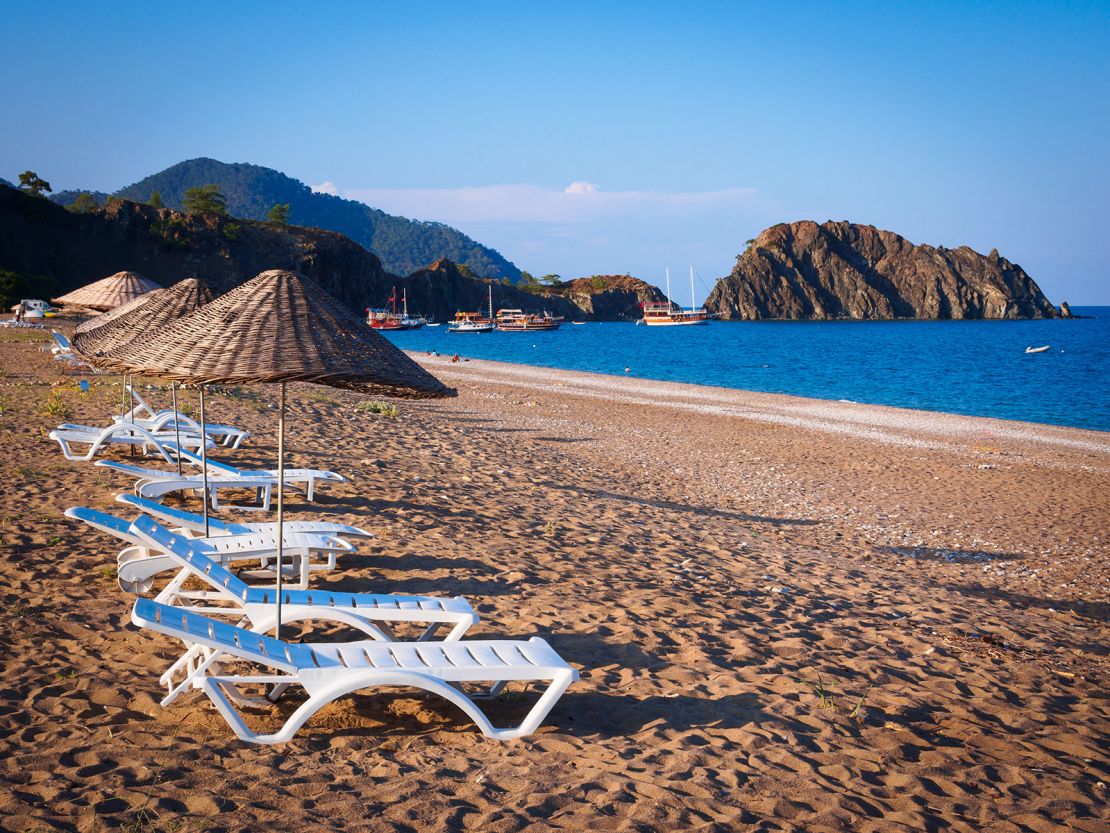 Çıralı beach is surrounded by history.