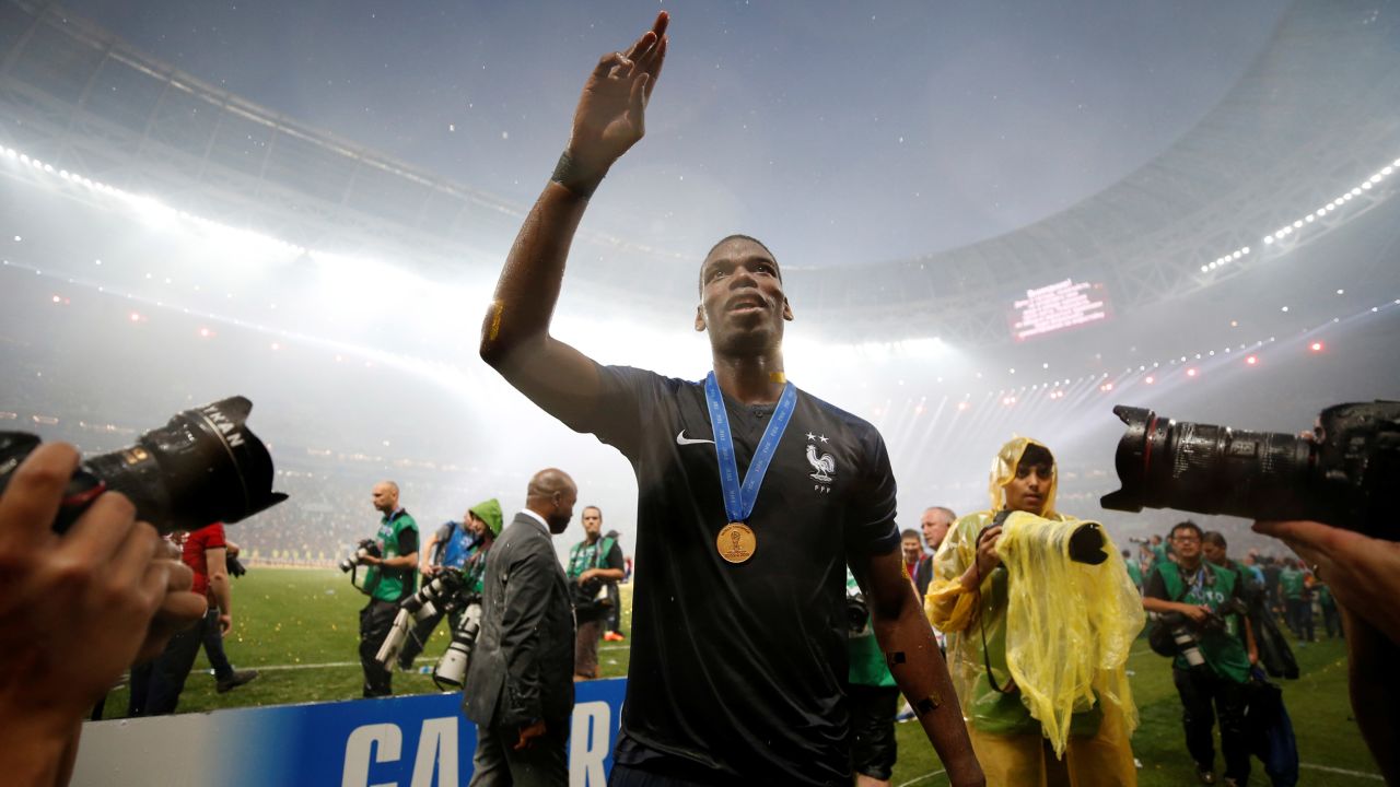 Paul Pogba's World Cup medal has been stolen from his home.