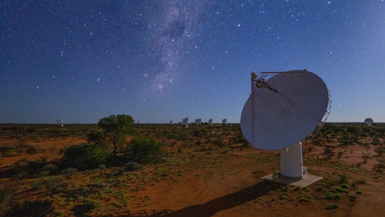 The ASKAP radio telescope is located in western Australia.