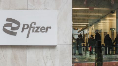 Pfizer has recalled three blood pressure medications over concerns they are tainted with a possible carcinogen. Its New York City headquarters is shown on March 1.