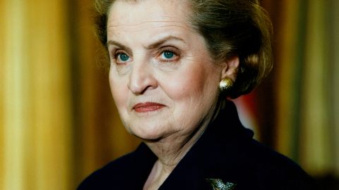 <a href="https://www.cnn.com/2022/03/23/politics/madeleine-albright-obituary/index.html" target="_blank">Madeleine Albright,</a> the first woman to serve as US secretary of state, died of cancer at age 84, her family announced in a statement on March 23. Albright was a central figure in President Bill Clinton's administration and helped steer Western foreign policy in the aftermath of the Cold War.