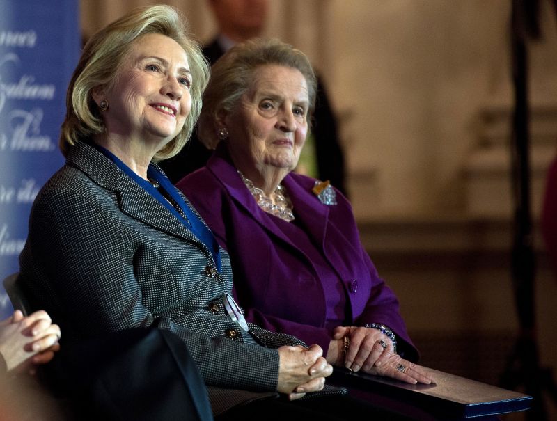 Hillary Clinton Madeleine Albright understood viscerally the