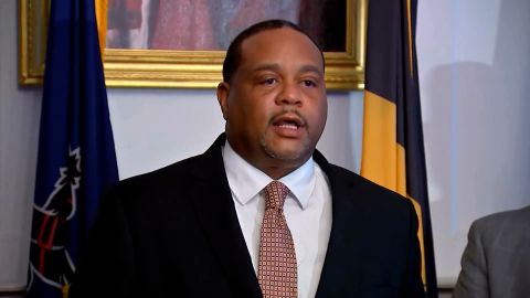 Pittsburgh Mayor Ed Gainey announces the terminations of five police officers involved in the tasing death of Jim Rogers.