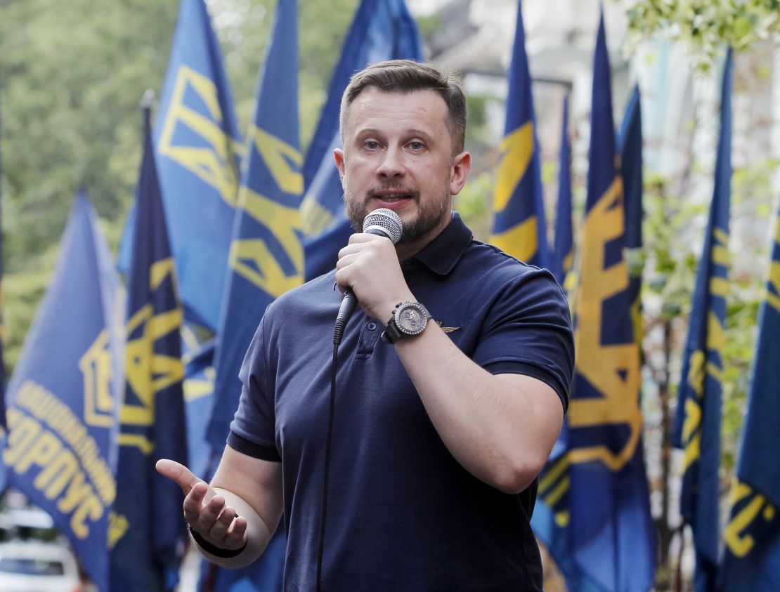 Andriy Biletsky, the leader of the National Corps political party, reportedly said his goal was to "lead the White races of the world in a final crusade."